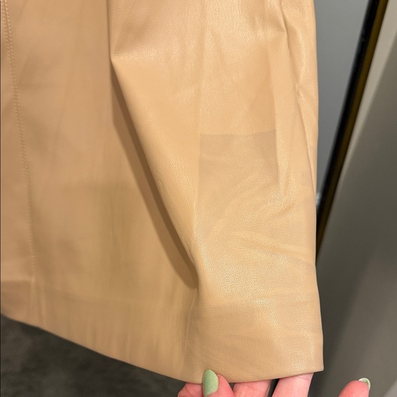 Hyacinth House taupe Midi Pencil Skirt with Front Slit Small (Flawed Gem) - Picture 9 of 9